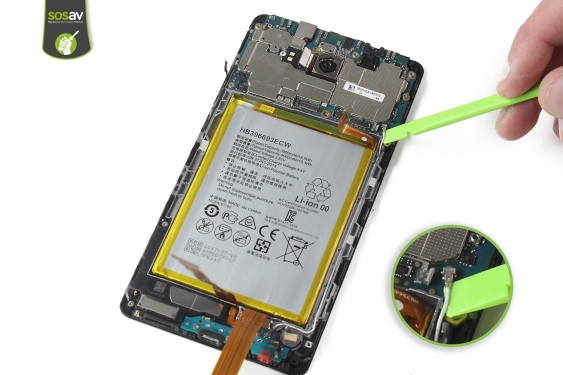 Guide photos remplacement haut-parleur interne Huawei Mate 8 (Etape 15 - image 3)
