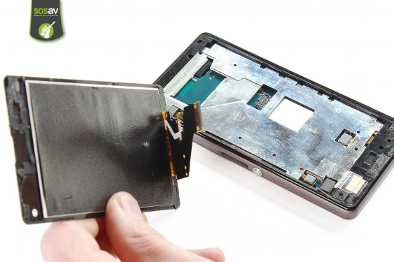 Guide photos remplacement nappe power / volume Xperia Z1 Compact (Etape 28 - image 4)