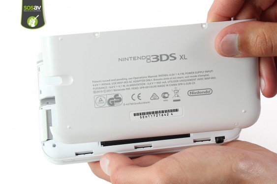 Guide photos remplacement coque inférieure Nintendo 3DS XL (Etape 6 - image 4)