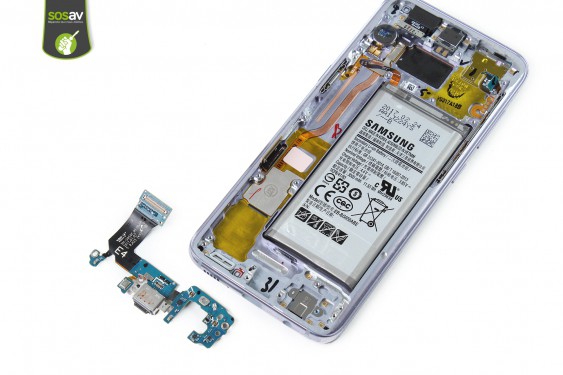Guide photos remplacement connecteur de charge Samsung Galaxy S8  (Etape 29 - image 1)