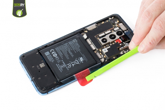 Guide photos remplacement nappes de liaison connecteur de charge OnePlus 7T Pro (Etape 14 - image 2)