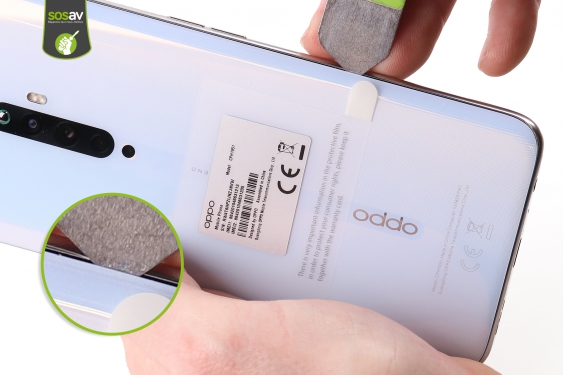 Guide photos remplacement coque arrière Oppo Reno 2Z (Etape 3 - image 2)