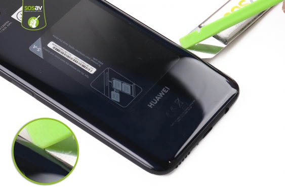 Guide photos remplacement batterie Huawei P40 Lite (Etape 4 - image 3)