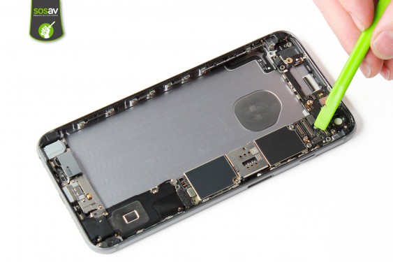 Guide photos remplacement nappe power / flash / micro externe iPhone 6S Plus (Etape 30 - image 1)