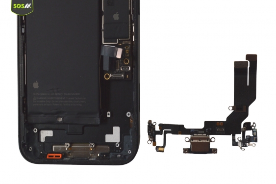 Guide photos remplacement connecteur de charge iPhone 16e (Etape 11 - image 5)