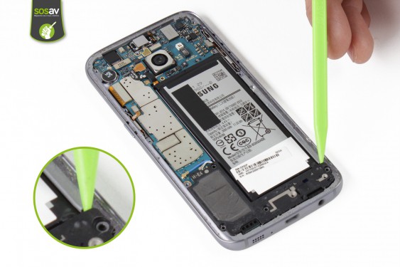 Guide photos remplacement connecteur de charge Samsung Galaxy S7 (Etape 10 - image 2)