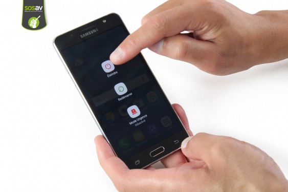 Guide photos remplacement haut-parleur interne Samsung Galaxy J5 2016 (Etape 1 - image 1)