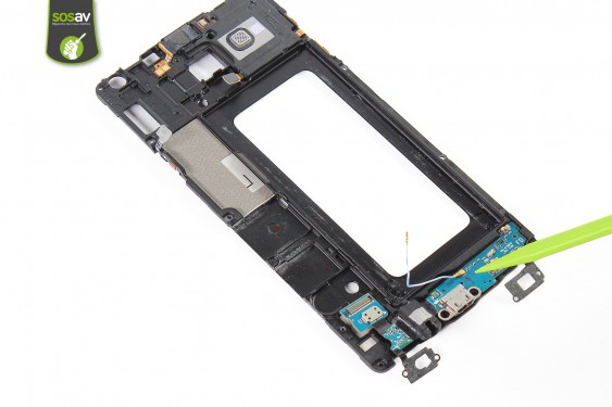 Guide photos remplacement nappe connecteur de charge Samsung Galaxy A7 (Etape 36 - image 1)