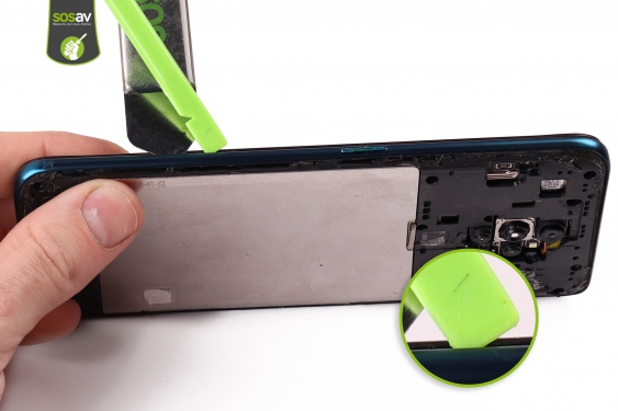 Guide photos remplacement nappe connecteur de charge Oppo A9 (2020) (Etape 16 - image 2)