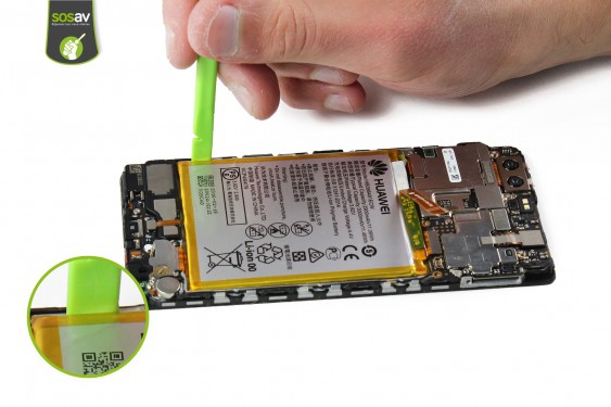 Guide photos remplacement batterie Huawei P9 (Etape 14 - image 1)