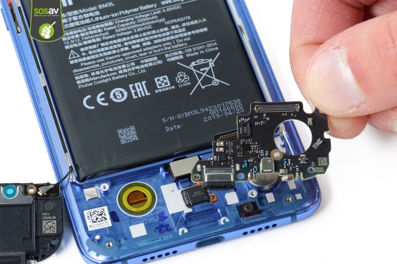 Guide photos remplacement connecteur de charge Xiaomi Mi 9 (Etape 13 - image 3)