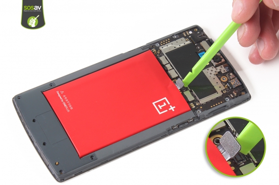 Guide photos remplacement haut-parleur interne OnePlus One (Etape 8 - image 2)