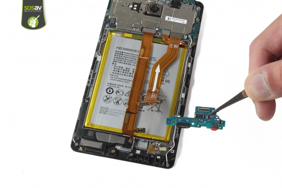 Guide photos remplacement haut-parleur externe Huawei Mate 8 (Etape 15 - image 4)