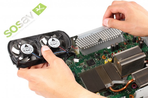 Guide photos remplacement bloc ventilateurs Xbox 360 (Etape 37 - image 2)