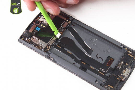 Guide photos remplacement nappe haut-parleur, micro & antenne OnePlus One (Etape 13 - image 2)
