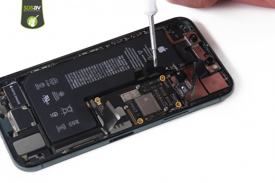 Guide photos remplacement carte mère iPhone 11 Pro (Etape 22 - image 1)