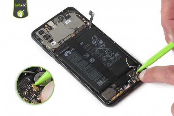 Guide photos remplacement vibreur Huawei P20 (Etape 16 - image 1)