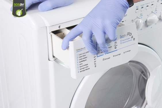 Guide photos remplacement tiroir à lessive Machine à laver (Etape 2 - image 1)