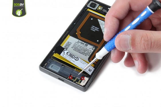 Guide photos remplacement batterie Z5 compact (Etape 6 - image 1)