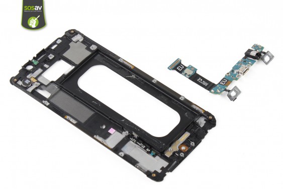 Guide photos remplacement connecteur de charge Samsung Galaxy S6 Edge + (Etape 33 - image 1)