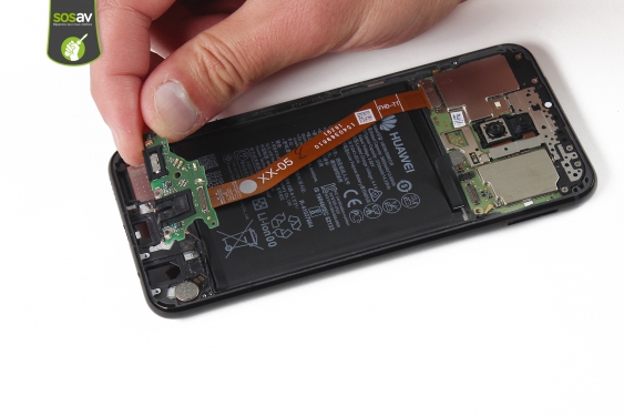 Guide photos remplacement connecteur de charge Huawei Mate 20 Lite (Etape 20 - image 3)