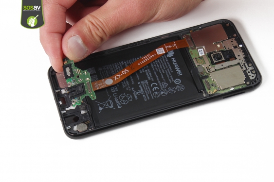 Guide photos remplacement connecteur de charge Huawei Mate 20 Lite (Etape 20 - image 3)