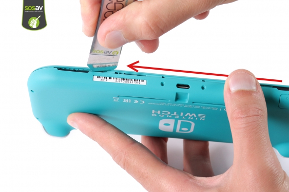 Guide photos remplacement antenne wifi supérieure Nintendo Switch Lite (Etape 3 - image 4)