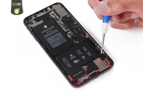 Guide photos remplacement démontage complet iPhone XS Max (Etape 10 - image 1)