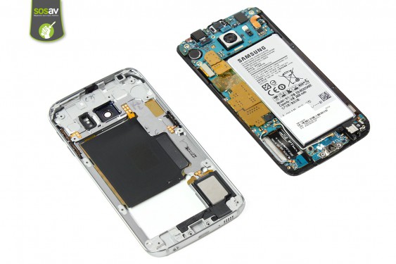 Guide photos remplacement bouton power Samsung Galaxy S6 Edge (Etape 6 - image 3)