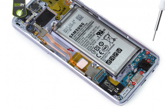 Guide photos remplacement connecteur de charge Samsung Galaxy S8  (Etape 25 - image 1)