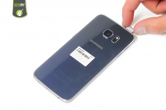 Guide photos remplacement carte sim Samsung Galaxy S6 Edge (Etape 3 - image 1)
