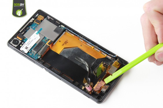 Guide photos remplacement nappe power / volume / micro Xperia Z3 (Etape 28 - image 1)