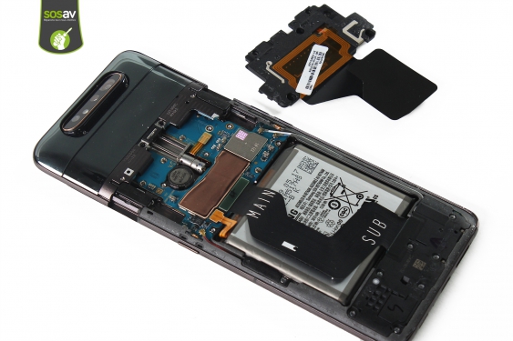 Guide photos remplacement nappe de liaison connecteur de charge Galaxy A80 (Etape 10 - image 1)