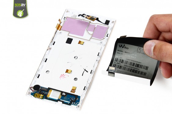 Guide photos remplacement nappe du connecteur de charge Wiko Ridge Fab 4G (Etape 21 - image 4)