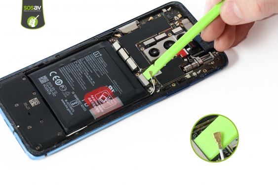 Guide photos remplacement haut-parleur interne OnePlus 7T Pro (Etape 14 - image 4)
