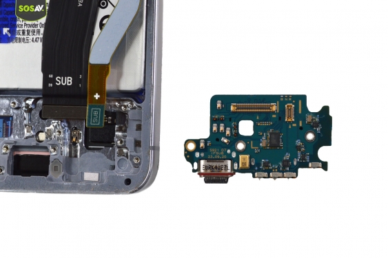 Guide photos remplacement connecteur de charge Galaxy S24 (Etape 8 - image 3)