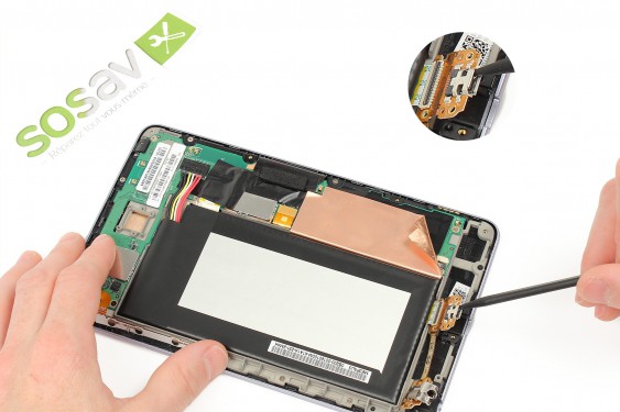 Guide photos remplacement connecteur de charge Nexus 7 1ère Génération (Etape 14 - image 3)