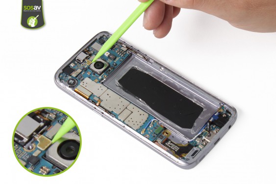 Guide photos remplacement connecteur de charge Samsung Galaxy S7 (Etape 14 - image 2)