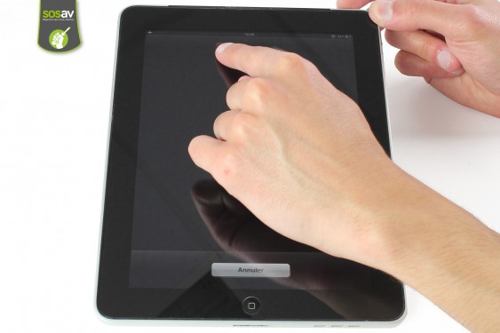 Guide photos remplacement haut-parleur externe iPad 1 3G (Etape 1 - image 2)