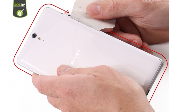 Guide photos remplacement batterie Xperia C5 Ultra (Etape 4 - image 1)