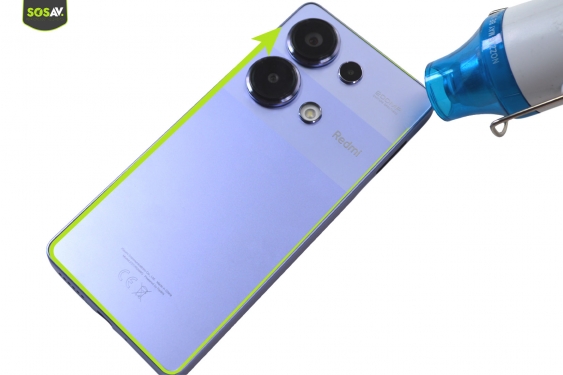 Guide photos remplacement ecran seul Redmi Note 13 Pro 4G (Etape 2 - image 4)