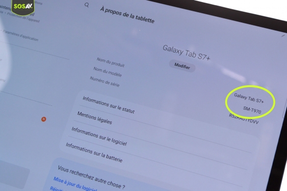 Guide photos remplacement batterie Galaxy Tab s7+ (Etape 1 - image 1)