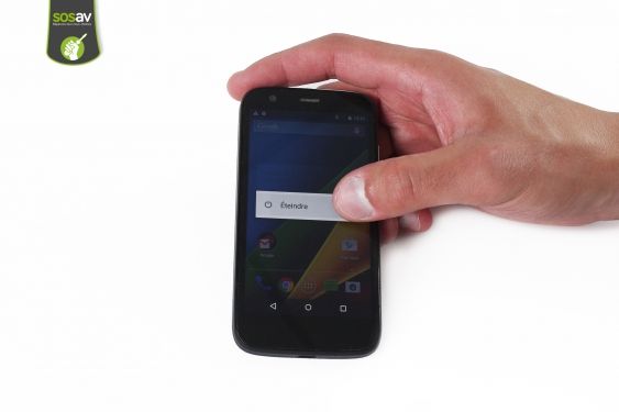 Guide photos remplacement batterie Moto G (Etape 1 - image 2)
