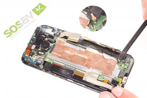 Guide photos remplacement nappe de liaision principale de la carte fille HTC one M8 (Etape 12 - image 2)