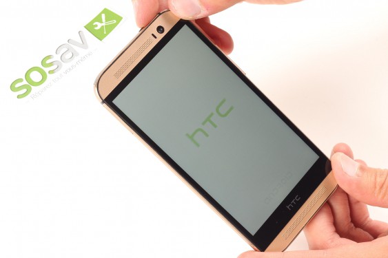 Guide photos remplacement coque arrière HTC one M8 (Etape 1 - image 3)