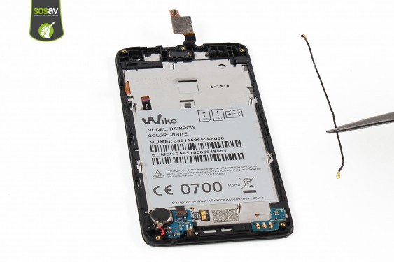 Guide photos remplacement câble d'interconnexion gsm Wiko Rainbow 4G (Etape 17 - image 3)