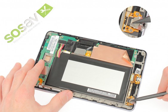 Guide photos remplacement connecteur de charge Nexus 7 1ère Génération (Etape 10 - image 3)