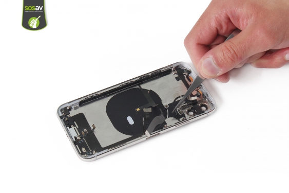 Guide photos remplacement nappe flash power iPhone XS (Etape 44 - image 1)
