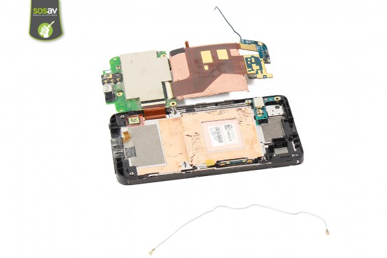 Guide photos remplacement câble d'interconnexion wifi HTC HD2 (Etape 20 - image 1)