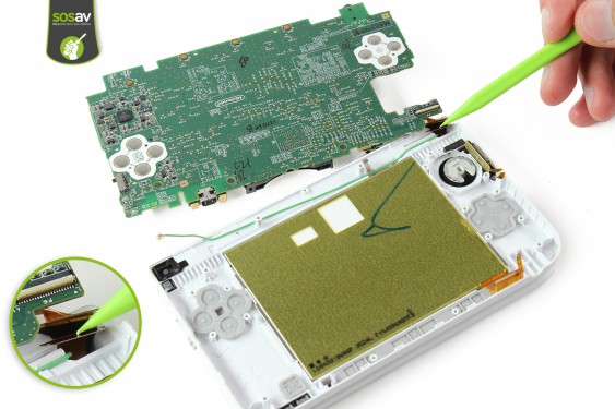 Guide photos remplacement antenne wifi Nintendo 3DS XL (Etape 32 - image 3)